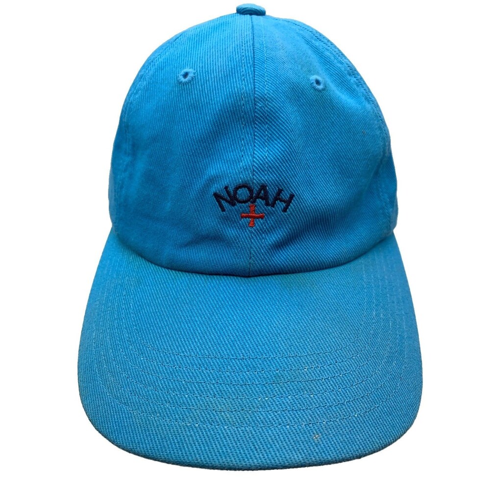 Noah NYC Core Logo Embroidered Hat Cap Blue Made in USA Strapback